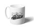 Jaguar I Pace MUG - Black and White with Reg - RJ1088BWMUG